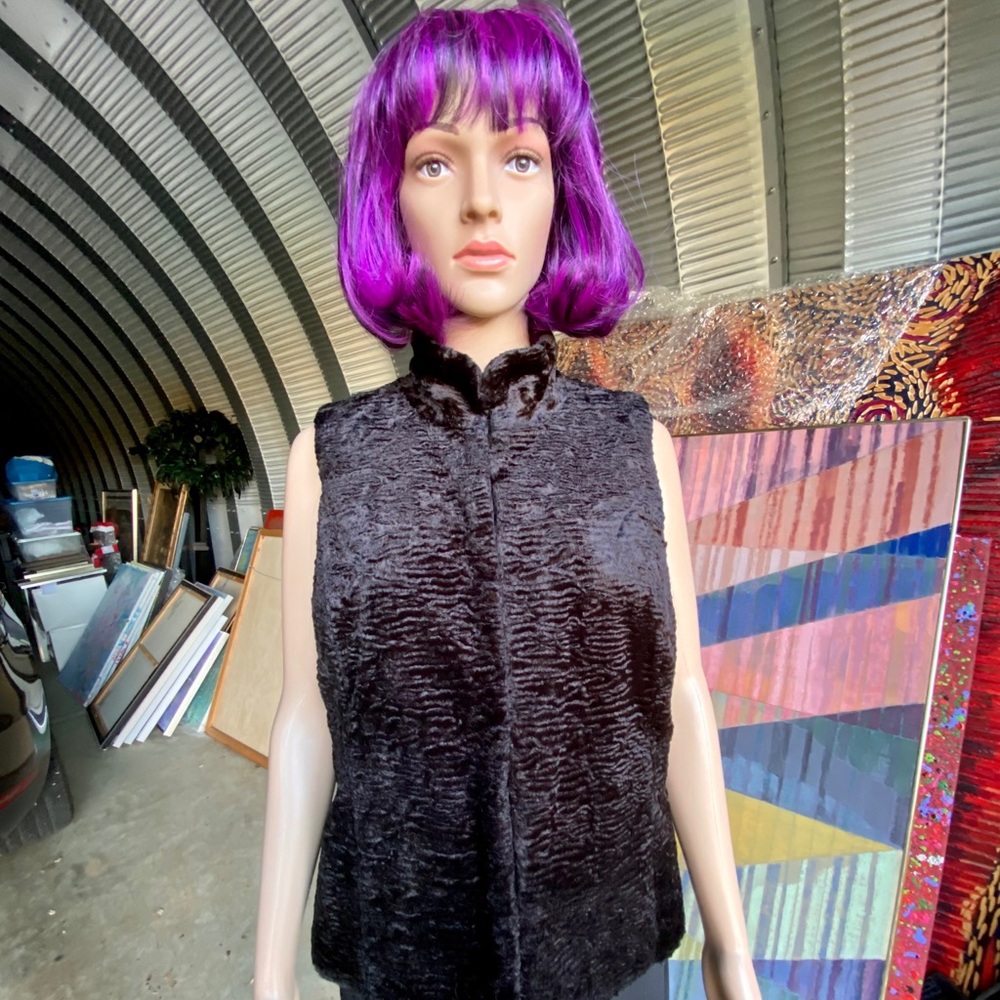 Ralph Lauren Reversible Vest, Faux Fur, Quilted